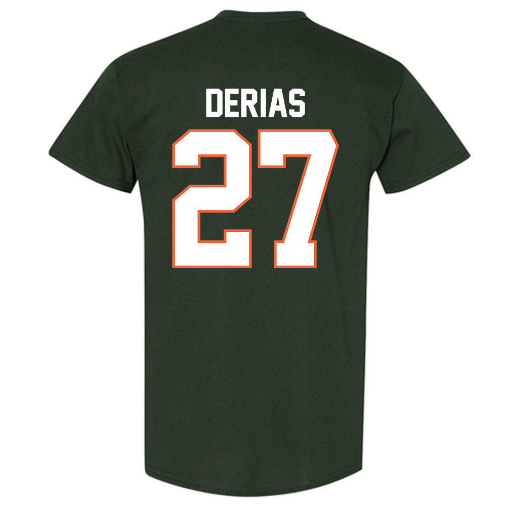 Miami - NCAA Baseball : Howard Tate DeRias - Classic Shersey T-Shirt-1