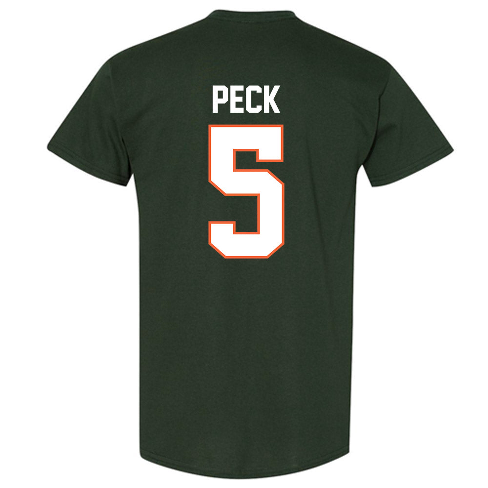 Miami - NCAA Women's Soccer : Amanda Peck - Classic Shersey T-Shirt-1