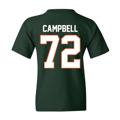 Miami - NCAA Football : Demetrius Campbell - Classic Shersey Youth T-Shirt-1