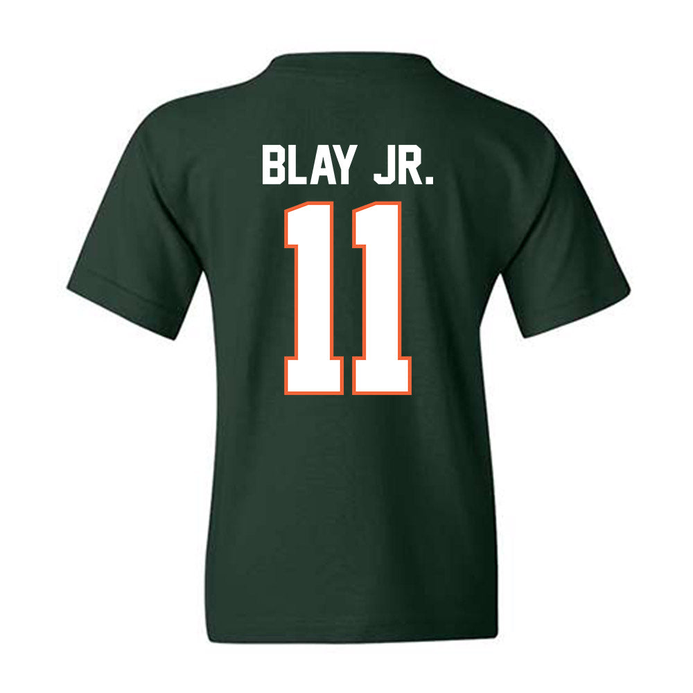 Miami - NCAA Football : David Blay Jr. - Classic Shersey Youth T-Shirt-1