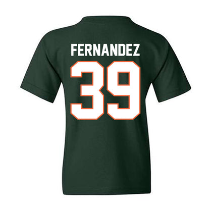 Miami - NCAA Baseball : Michael Fernandez - Classic Shersey Youth T-Shirt-1