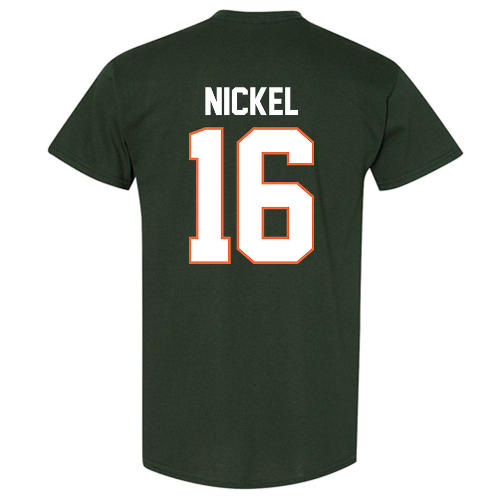 Miami - NCAA Football : Luke Nickel - Classic Shersey T-Shirt-1