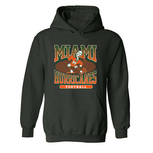 Miami - NCAA Football : Joshua Horton - Classic Shersey Hooded Sweatshirt-0