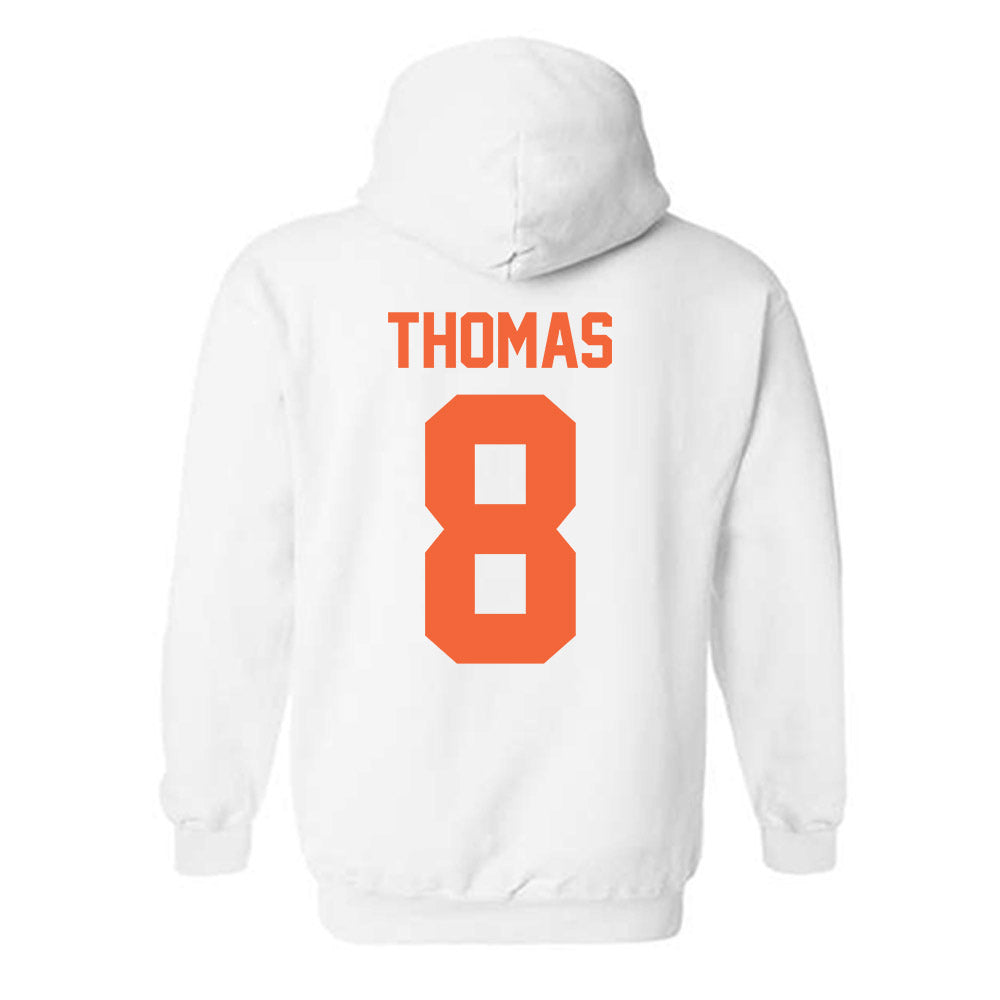 Miami - NCAA Football : Jakobe Thomas - Classic Shersey Hooded Sweatshirt-1