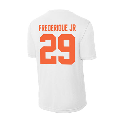 Miami - NCAA Football : Romanas Frederique Jr - Classic Shersey Activewear T-Shirt-1