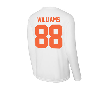 Miami - NCAA Football : Riley Williams - Classic Shersey Activewear Long Sleeve T-Shirt-1