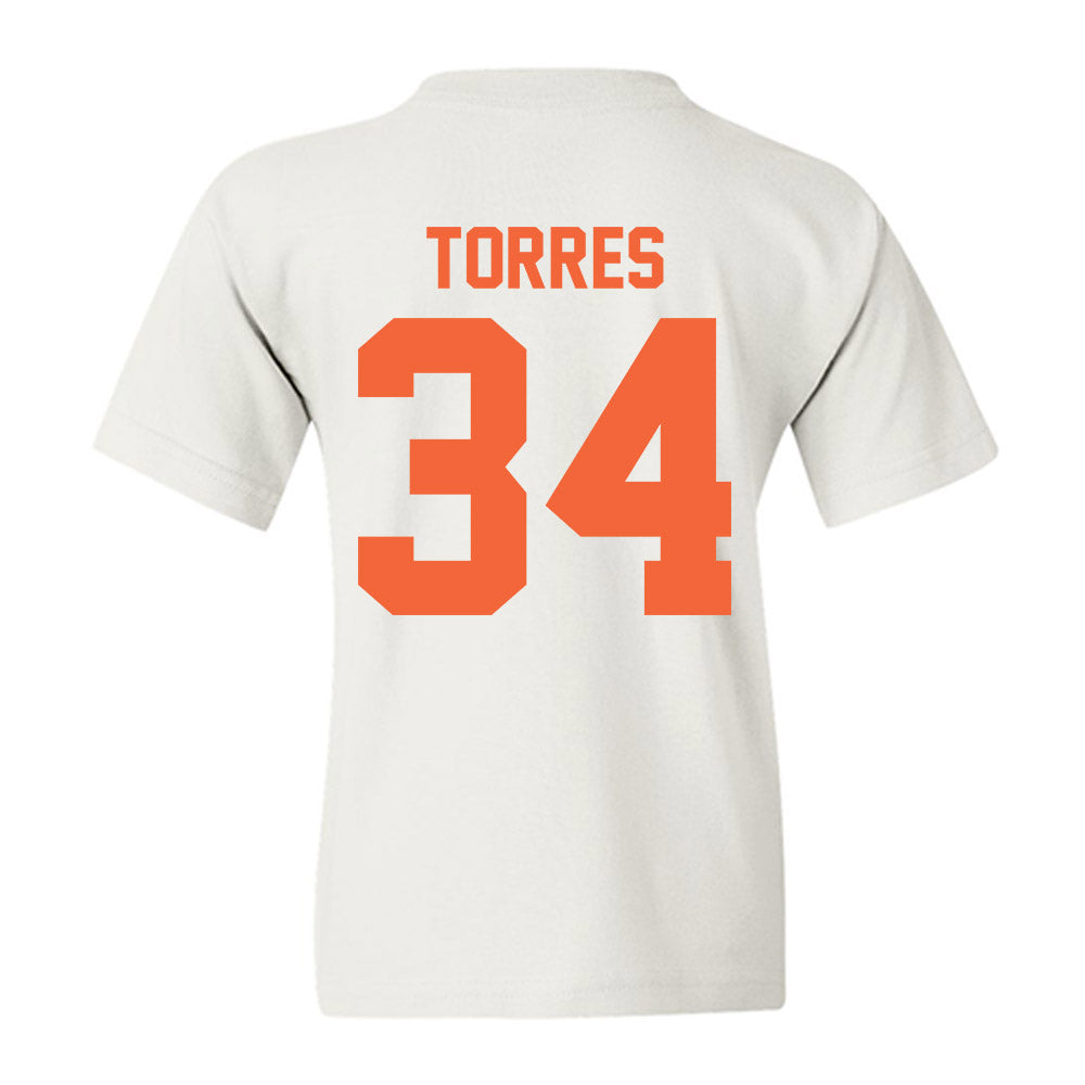 Miami - NCAA Baseball : Michael Torres - Classic Shersey Youth T-Shirt-1