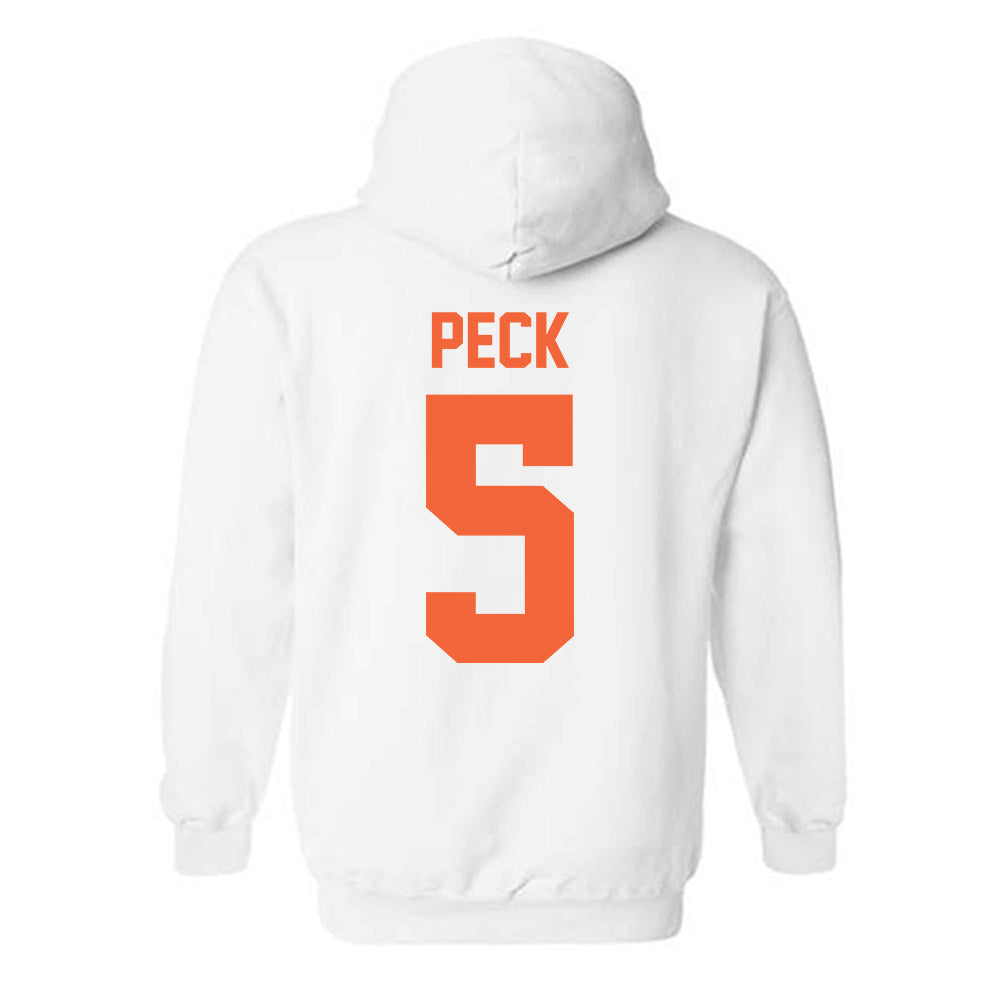 Miami - NCAA Women's Soccer : Amanda Peck - Classic Shersey Hooded Sweatshirt-1