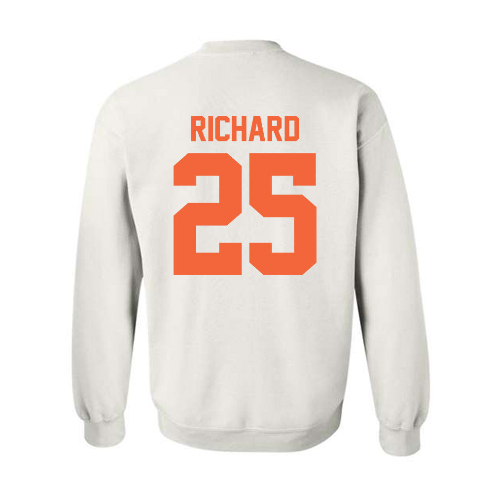 Miami - NCAA Football : Jadais Richard - Classic Shersey Crewneck Sweatshirt-1