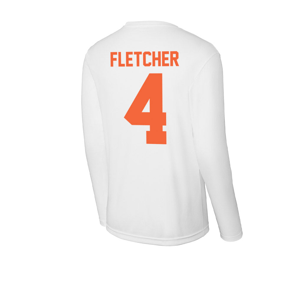 Miami - NCAA Football : Mark Fletcher - Classic Shersey Activewear Long Sleeve T-Shirt-1