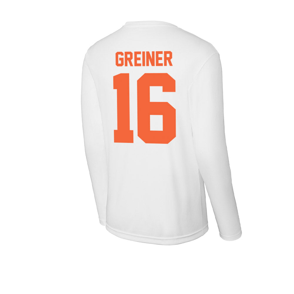 Miami - NCAA Women's Soccer : Sarah Greiner - Classic Shersey Activewear Long Sleeve T-Shirt-1