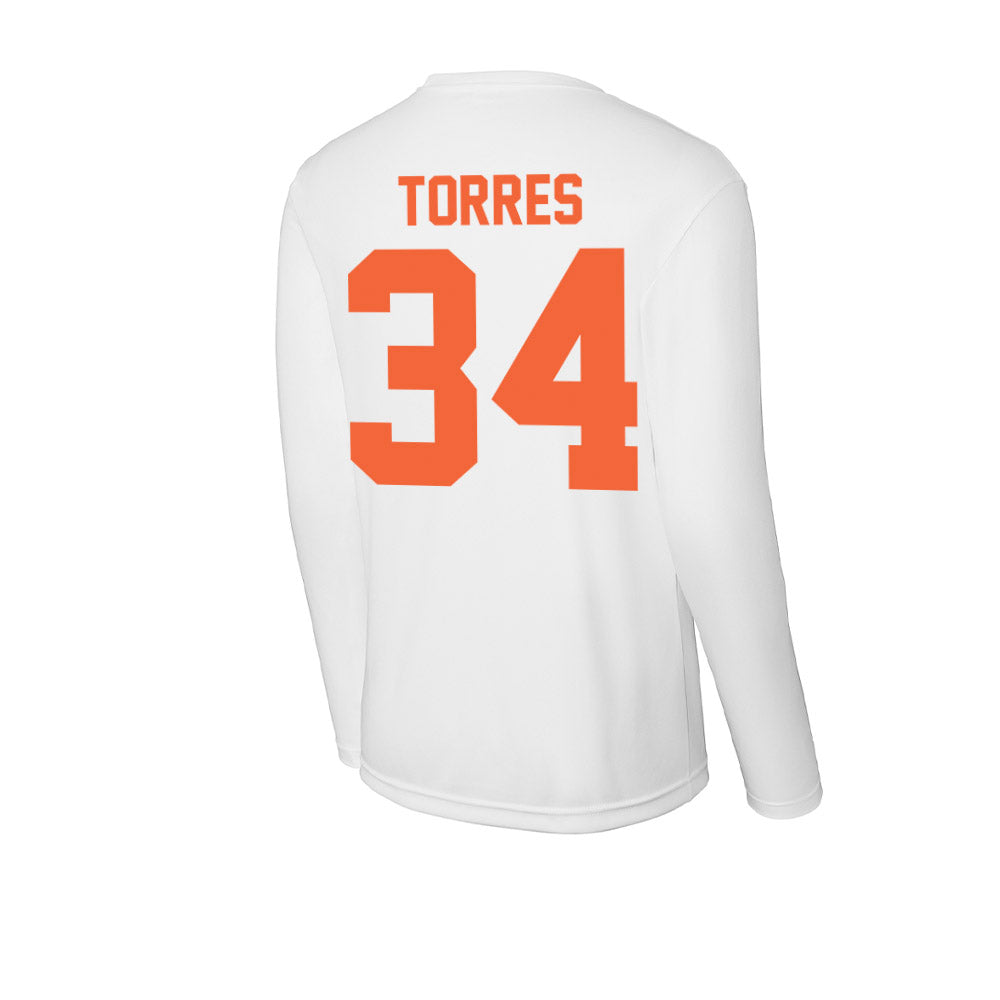 Miami - NCAA Baseball : Michael Torres - Classic Shersey Activewear Long Sleeve T-Shirt-1