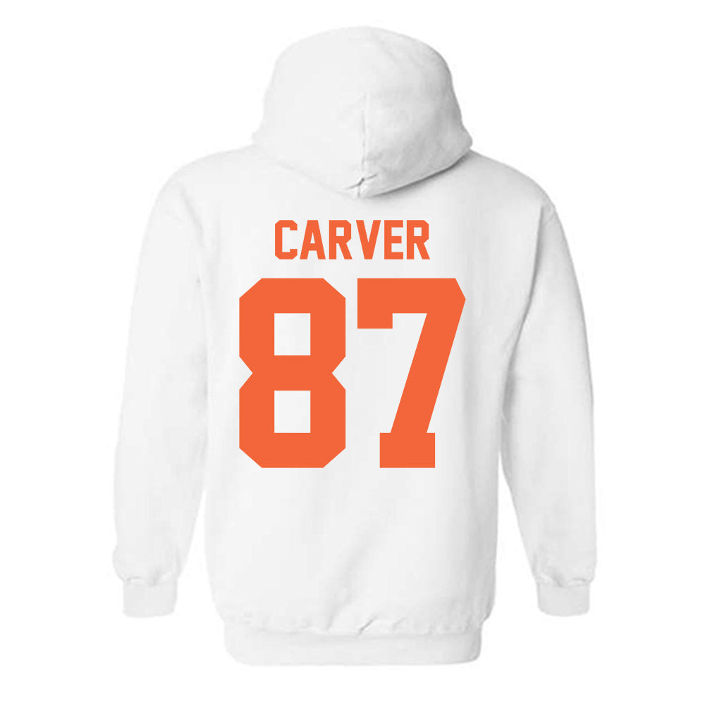 Miami - NCAA Football : Hunter Carver - Classic Shersey Hooded Sweatshirt-1