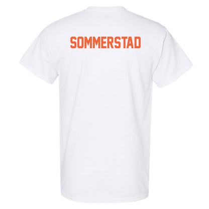 Miami - NCAA Women's Swimming & Diving : Kate Sommerstad - Classic Shersey T-Shirt-1
