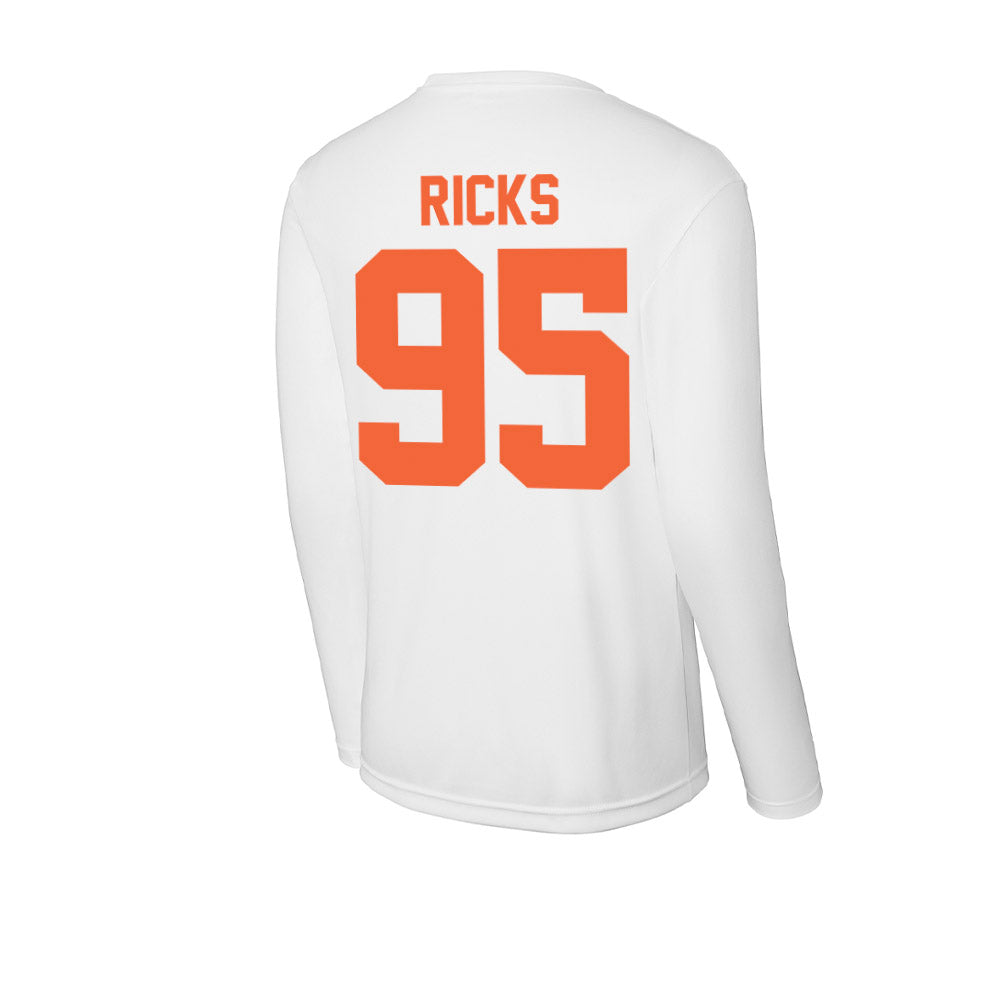 Miami - NCAA Football : Cooper Ricks - Classic Shersey Activewear Long Sleeve T-Shirt-1