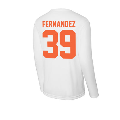 Miami - NCAA Baseball : Michael Fernandez - Classic Shersey Activewear Long Sleeve T-Shirt-1