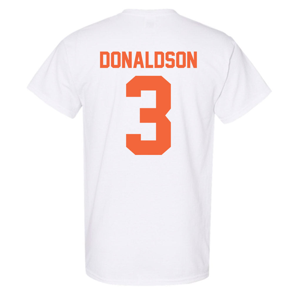 Miami - NCAA Men's Basketball : Tre Donaldson - Classic Shersey T-Shirt-1