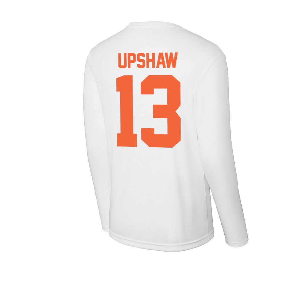 Miami - NCAA Football : Daylyn Upshaw - Classic Shersey Activewear Long Sleeve T-Shirt-1