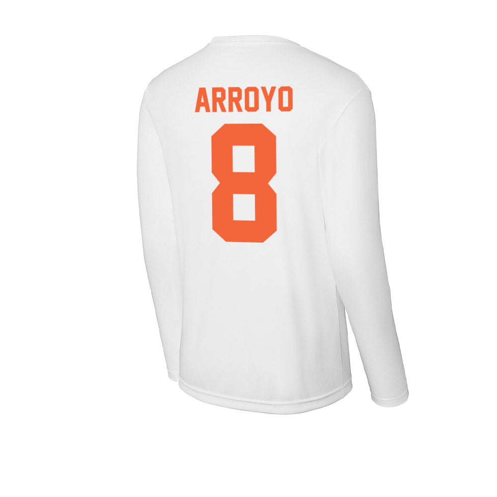 Miami - NCAA Football : Elijah Arroyo - Classic Shersey Activewear Long Sleeve T-Shirt-1