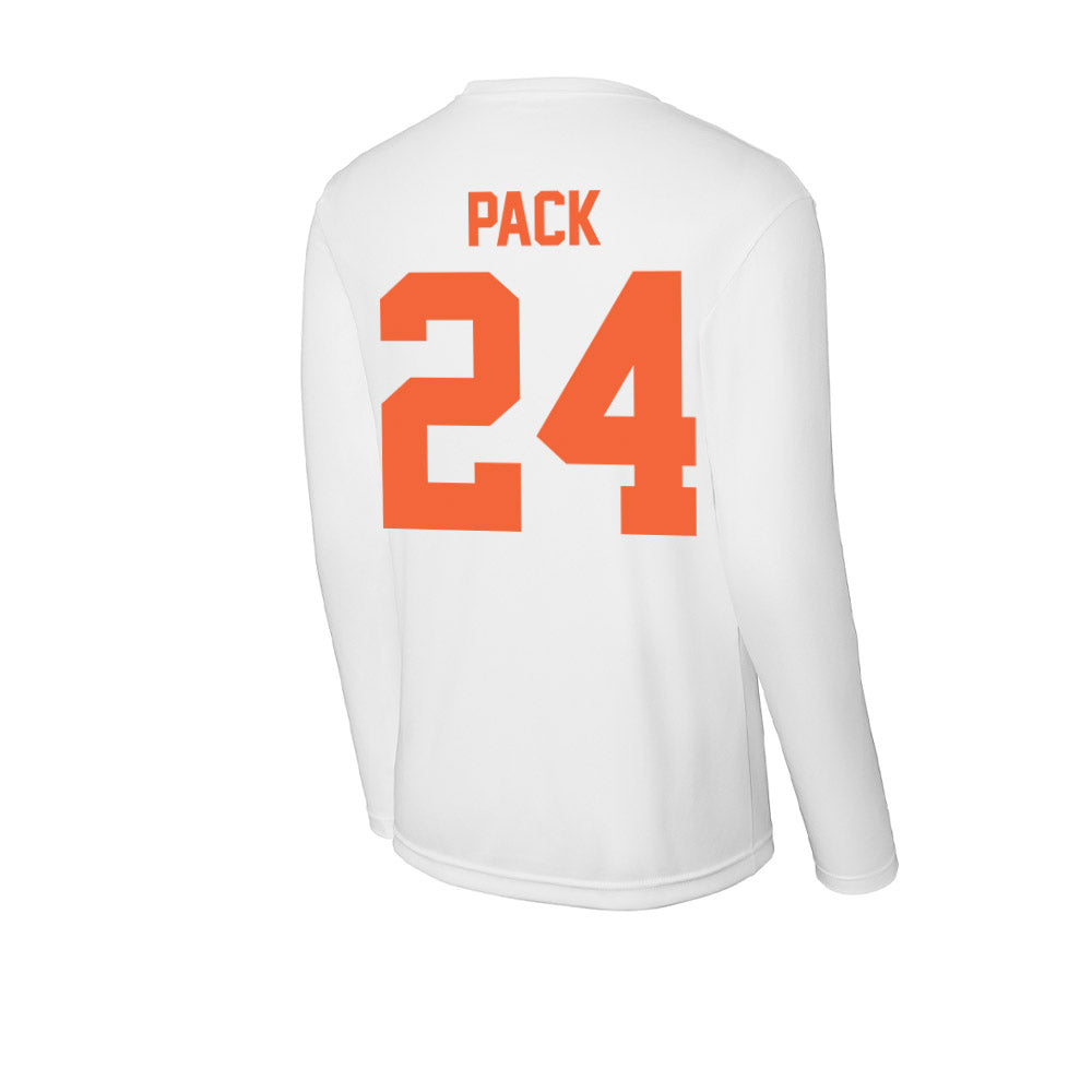 Miami - NCAA Men's Basketball : Nijel Pack - Classic Shersey Activewear Long Sleeve T-Shirt-1