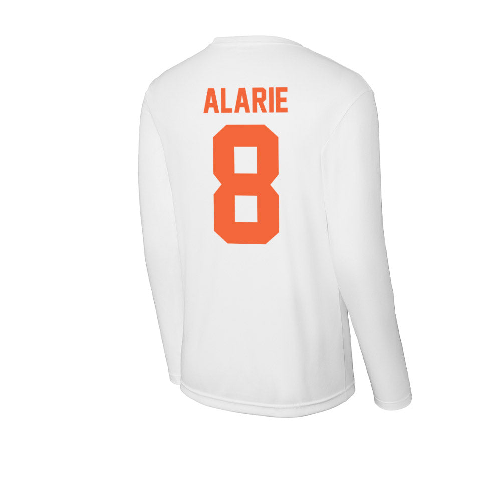 Miami - NCAA Men's Basketball : Xander Alarie - Classic Shersey Activewear Long Sleeve T-Shirt-1