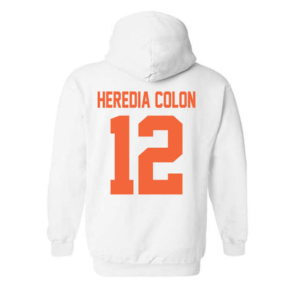 Miami - NCAA Women's Volleyball : Flormarie Heredia Colon - Classic Shersey Hooded Sweatshirt-1
