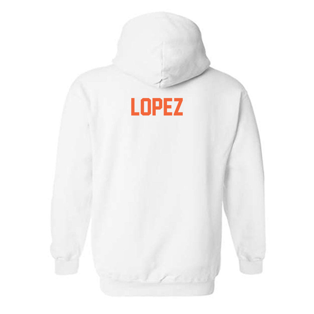Miami - NCAA Women's Tennis : Qavia Lopez - Classic Shersey Hooded Sweatshirt-1
