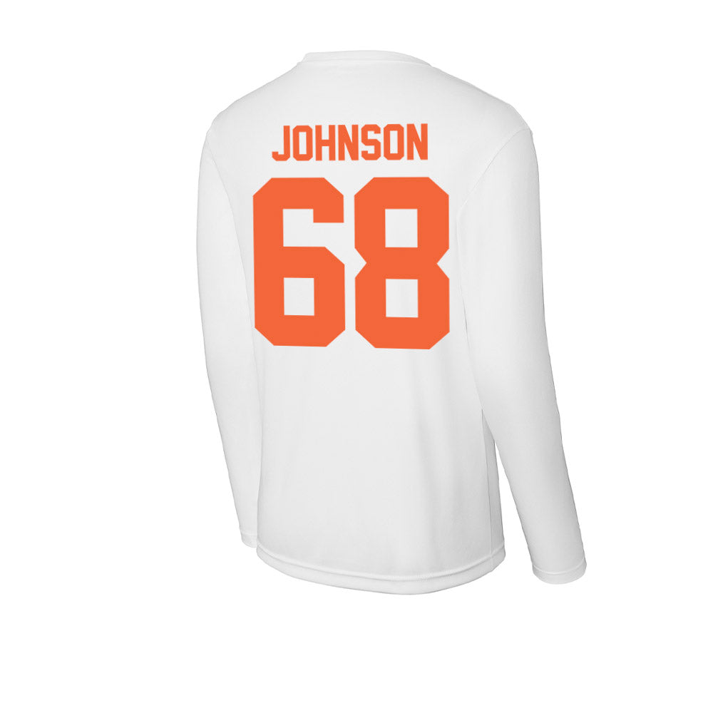 Miami - NCAA Football : Ian Johnson - Classic Shersey Activewear Long Sleeve T-Shirt-1