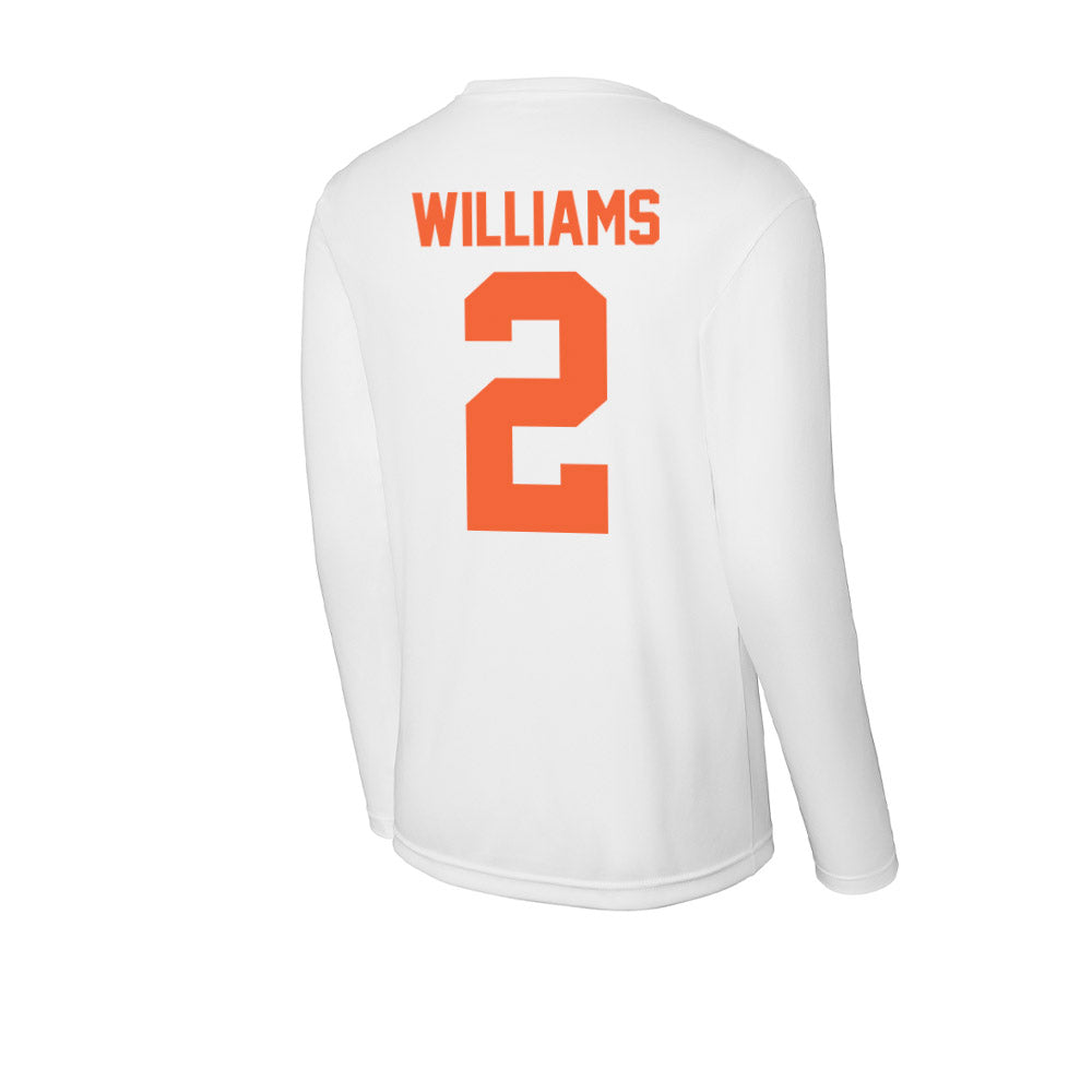 Miami - NCAA Baseball : Derek Williams - Classic Shersey Activewear Long Sleeve T-Shirt-1