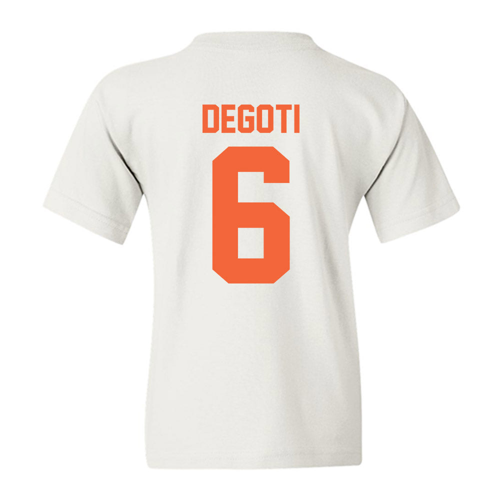 Miami - NCAA Baseball : Brandon DeGoti - Classic Shersey Youth T-Shirt-1