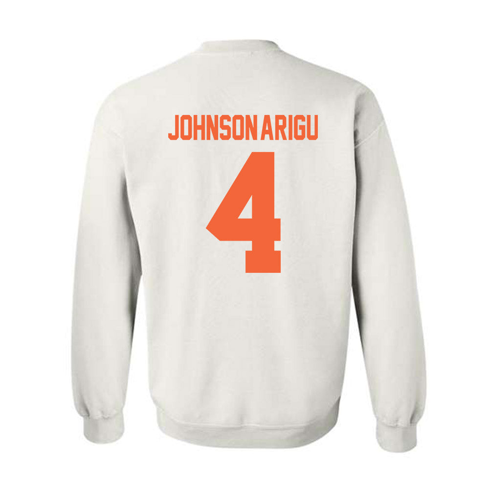 Miami - NCAA Men's Basketball : Isaiah Johnson-Arigu - Classic Shersey Crewneck Sweatshirt