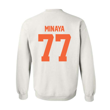 Miami - NCAA Football : Juan Minaya - Classic Shersey Crewneck Sweatshirt-1