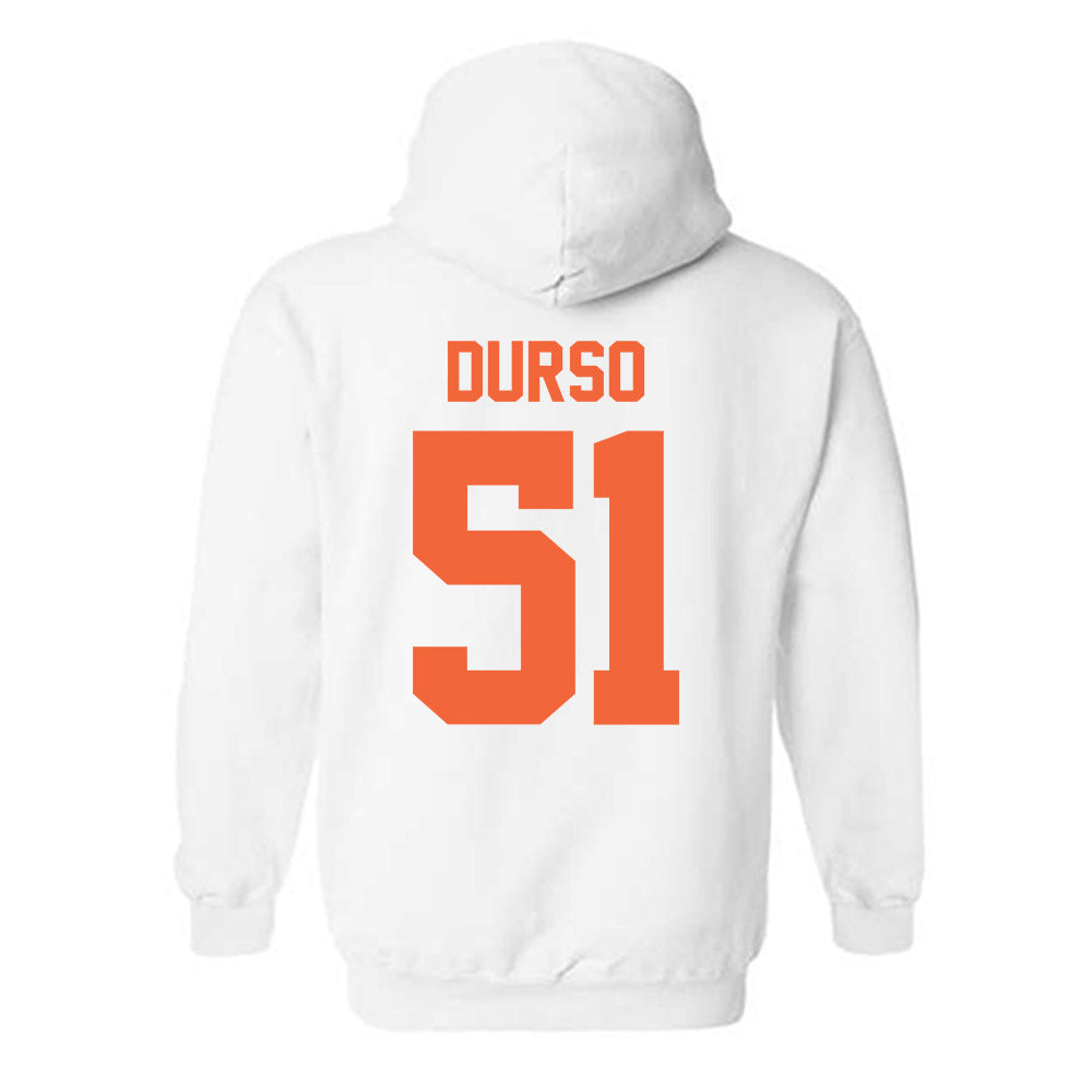 Miami - NCAA Baseball : Jack Durso - Classic Shersey Hooded Sweatshirt-1