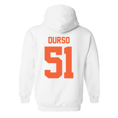 Miami - NCAA Baseball : Jack Durso - Classic Shersey Hooded Sweatshirt-1