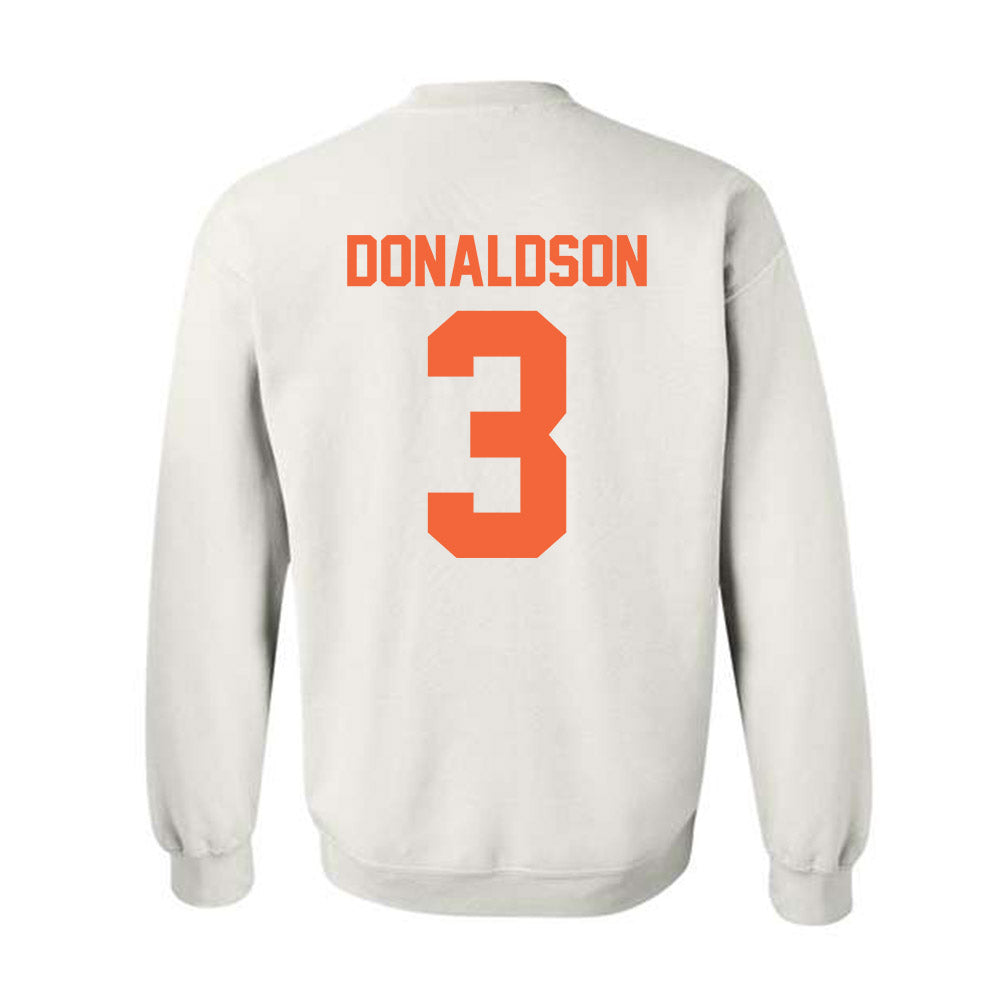 Miami - NCAA Men's Basketball : Tre Donaldson - Classic Shersey Crewneck Sweatshirt-1