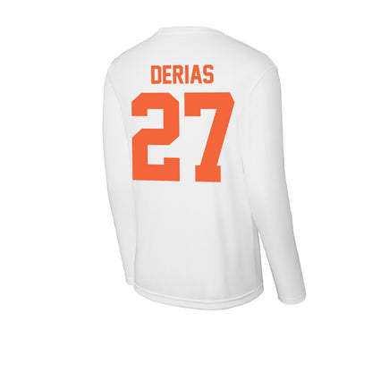 Miami - NCAA Baseball : Howard Tate DeRias - Classic Shersey Activewear Long Sleeve T-Shirt-1