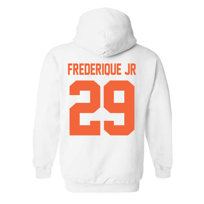 Miami - NCAA Football : Romanas Frederique Jr - Classic Shersey Hooded Sweatshirt-1