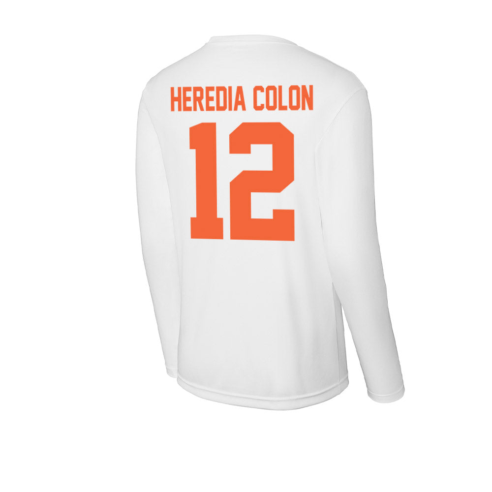Miami - NCAA Women's Volleyball : Flormarie Heredia Colon - Classic Shersey Activewear Long Sleeve T-Shirt-1