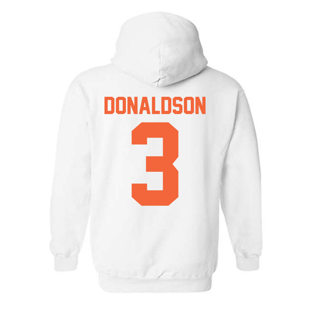 Miami - NCAA Men's Basketball : Tre Donaldson - Classic Shersey Hooded Sweatshirt-1
