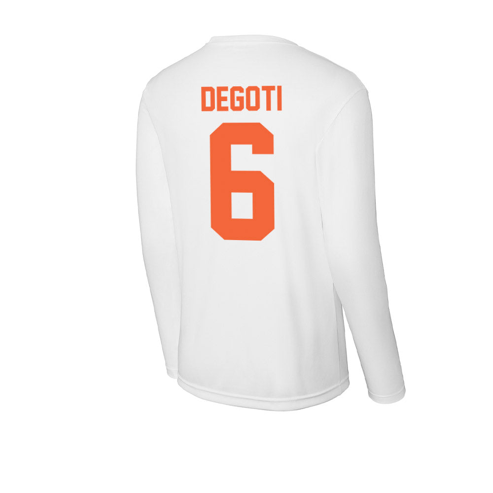 Miami - NCAA Baseball : Brandon DeGoti - Classic Shersey Activewear Long Sleeve T-Shirt-1
