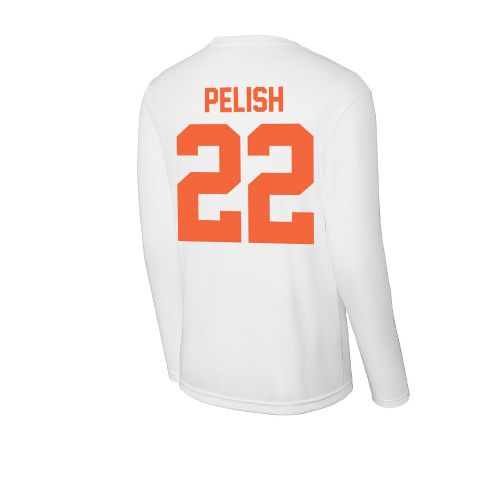 Miami - NCAA Women's Basketball : Simone Pelish - Classic Shersey Activewear Long Sleeve T-Shirt-1