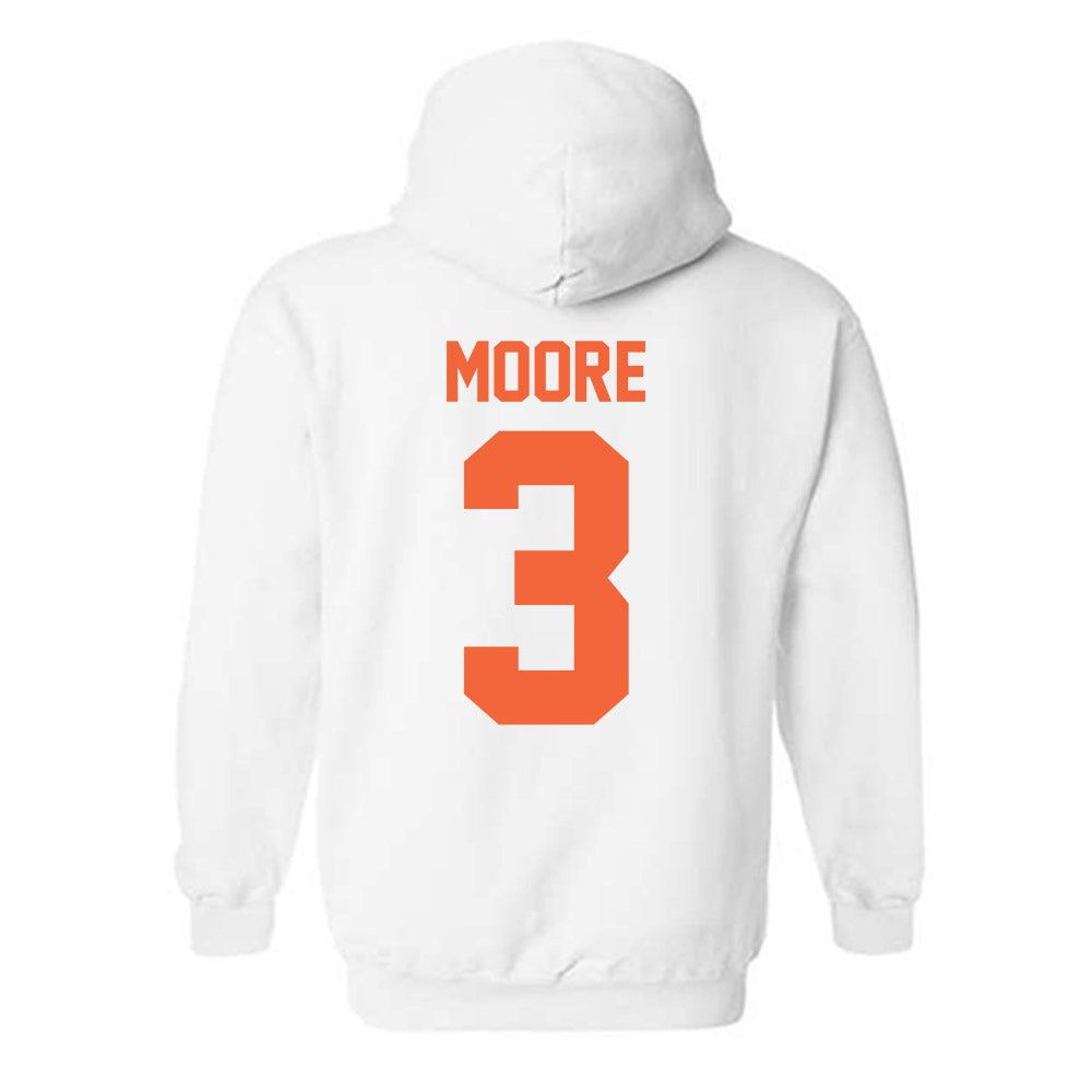 Miami - NCAA Football : Joshua Moore - Classic Shersey Hooded Sweatshirt-1