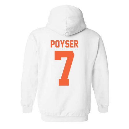 Miami - NCAA Football : Zechariah Poyser - Classic Shersey Hooded Sweatshirt-1