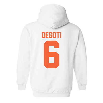 Miami - NCAA Baseball : Brandon DeGoti - Classic Shersey Hooded Sweatshirt-1