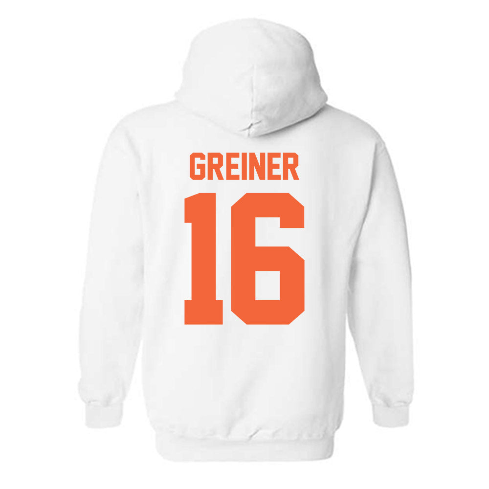 Miami - NCAA Women's Soccer : Sarah Greiner - Classic Shersey Hooded Sweatshirt-1