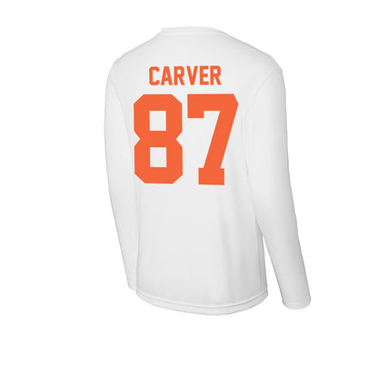 Miami - NCAA Football : Hunter Carver - Classic Shersey Activewear Long Sleeve T-Shirt-1