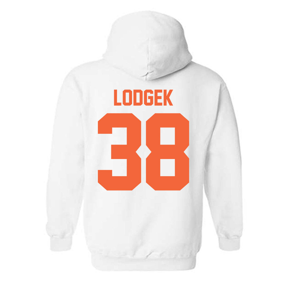 Miami - NCAA Baseball : Jake Lodgek - Classic Shersey Hooded Sweatshirt-1