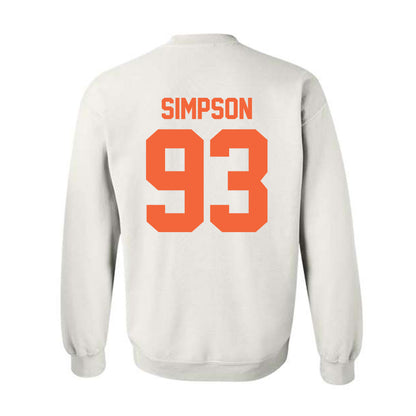 Miami - NCAA Football : Donta Simpson - Classic Shersey Crewneck Sweatshirt-1