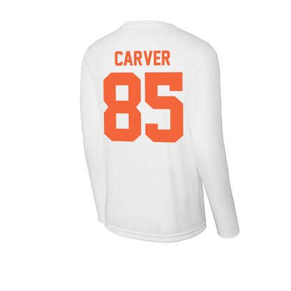 Miami - NCAA Football : Jackson Carver - Classic Shersey Activewear Long Sleeve T-Shirt-1