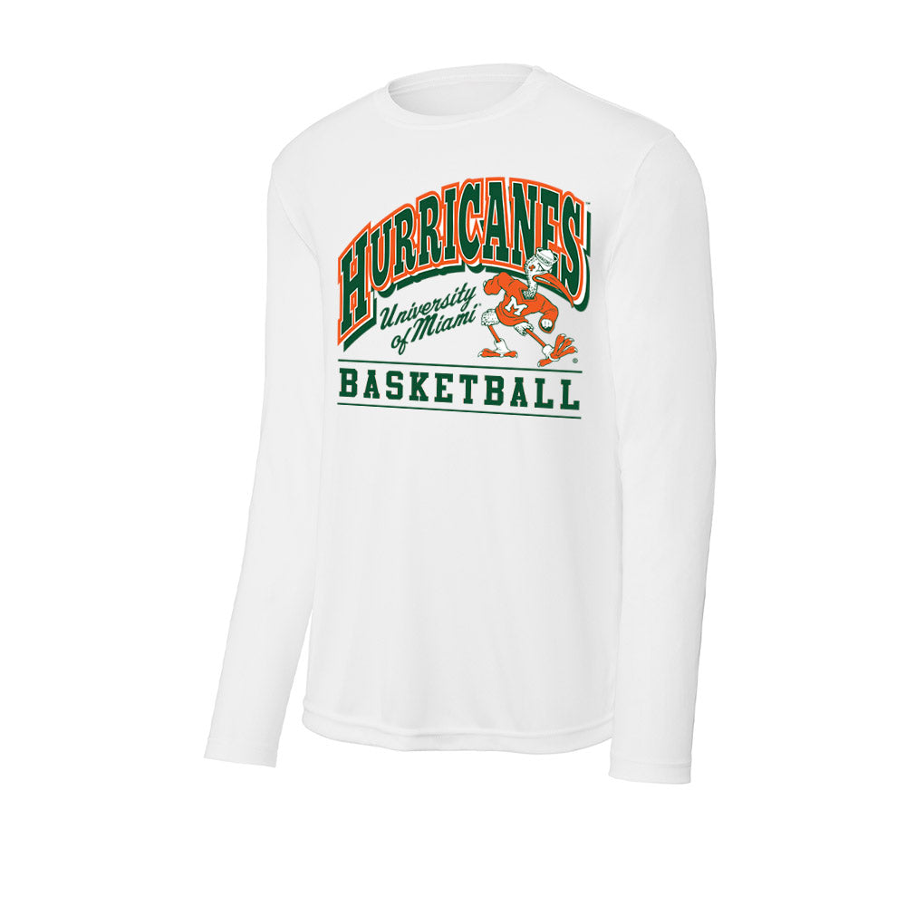 Miami - NCAA Women's Basketball : Simone Pelish - Classic Shersey Activewear Long Sleeve T-Shirt-0